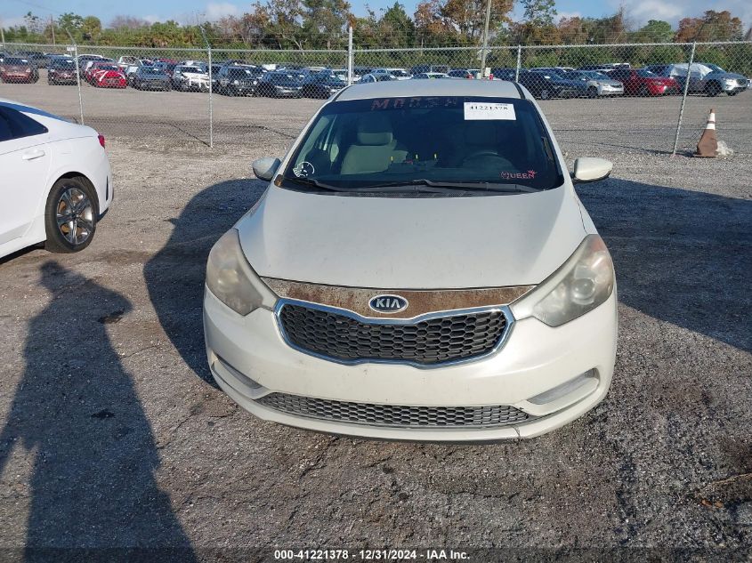 VIN KNAFK4A6XE5253025 2014 KIA FORTE no.6