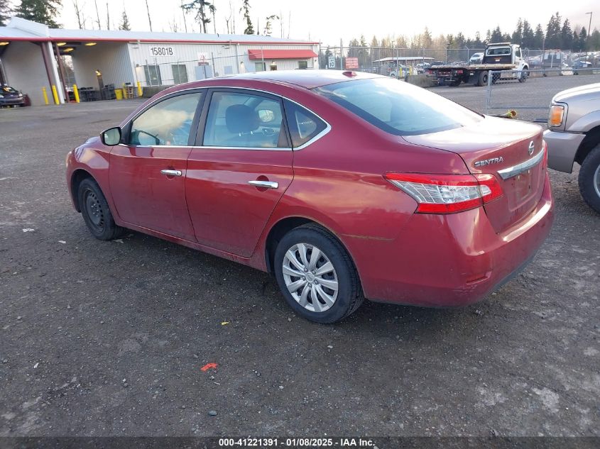 VIN 3N1AB7APXFL649175 2015 NISSAN SENTRA no.3