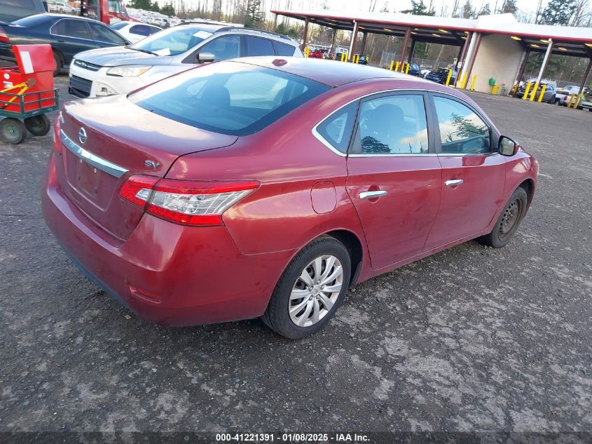 VIN 3N1AB7APXFL649175 2015 NISSAN SENTRA no.4