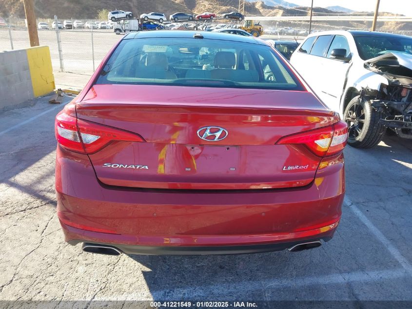 VIN 5NPE34AF4FH128857 2015 Hyundai Sonata, Limited no.15