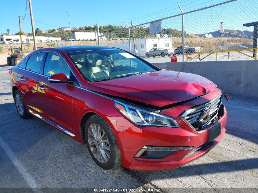 VIN 5NPE34AF4FH128857 2015 Hyundai Sonata, Limited no.1