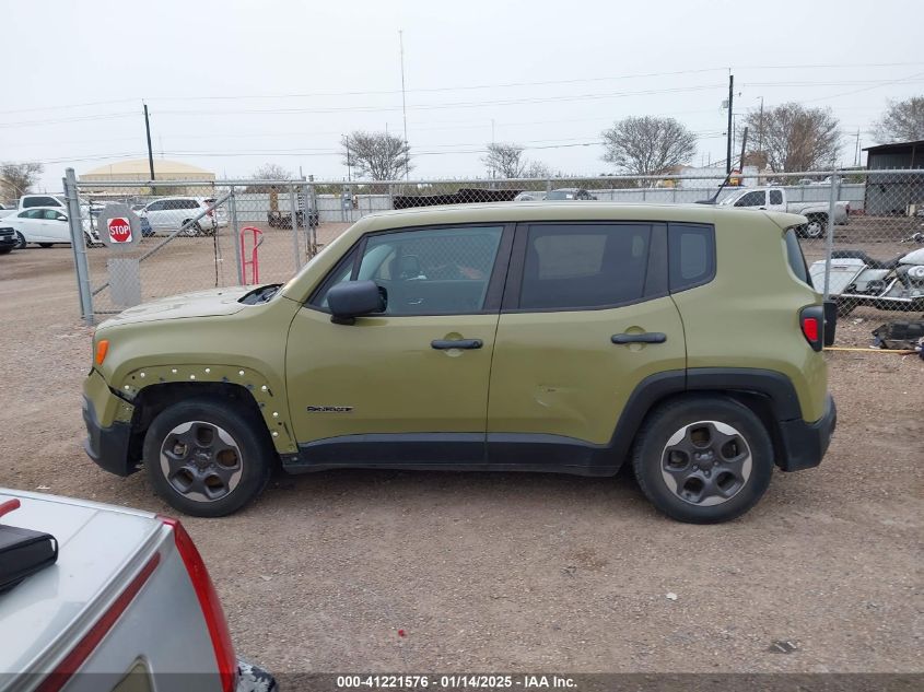 VIN ZACCJAATXFPC13324 2015 Jeep Renegade, Sport no.14