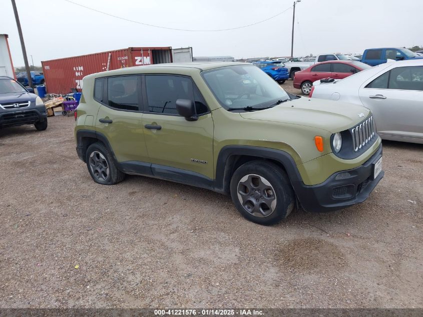 2015 Jeep Renegade, Sport