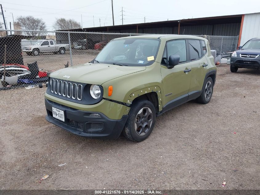 VIN ZACCJAATXFPC13324 2015 Jeep Renegade, Sport no.2