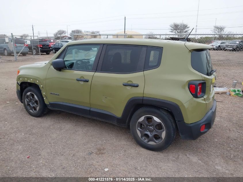 VIN ZACCJAATXFPC13324 2015 Jeep Renegade, Sport no.3