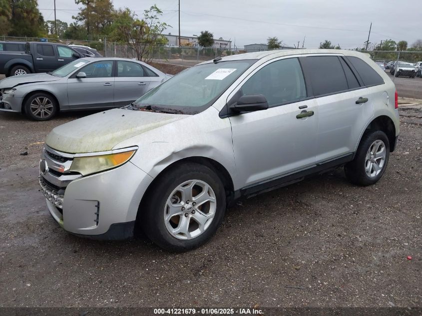 VIN 2FMDK4GC6DBA75420 2013 FORD EDGE no.2