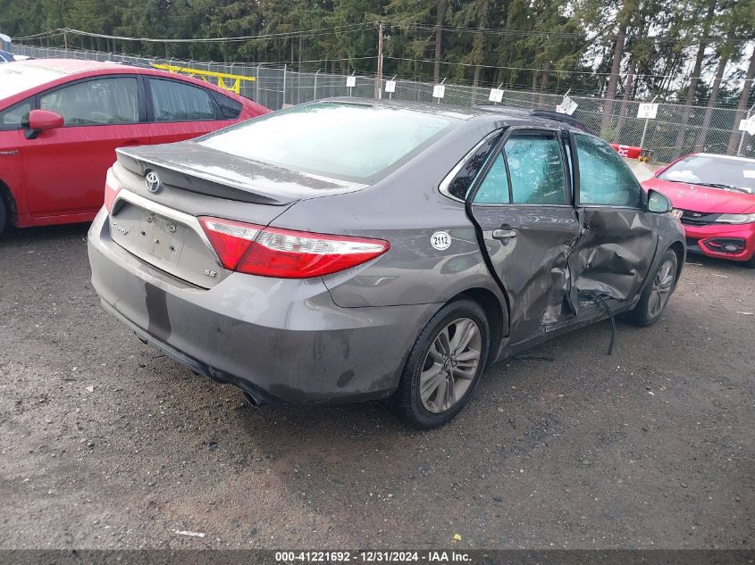 VIN 4T1BF1FK6FU491323 2015 Toyota Camry, SE no.4