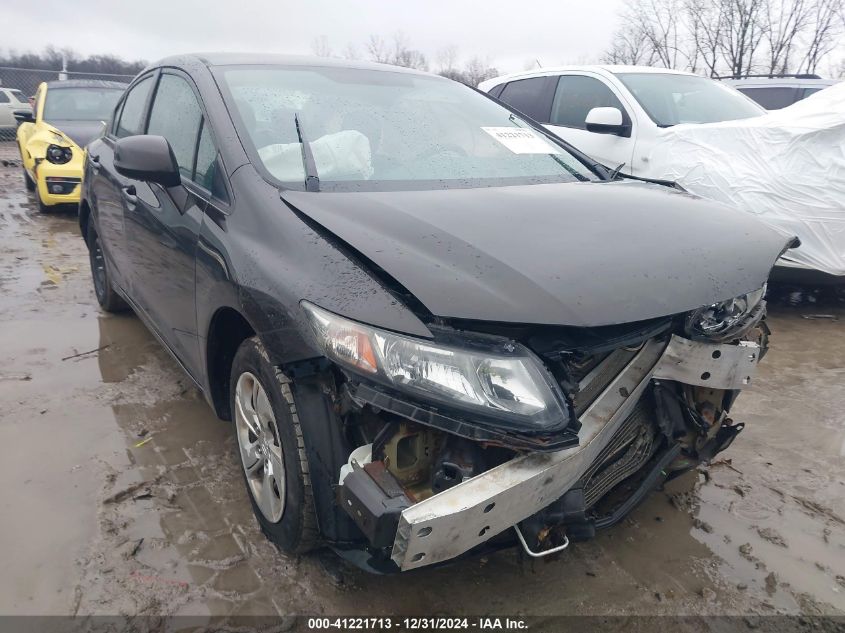 VIN 2HGFB2F53DH586411 2013 HONDA CIVIC no.1