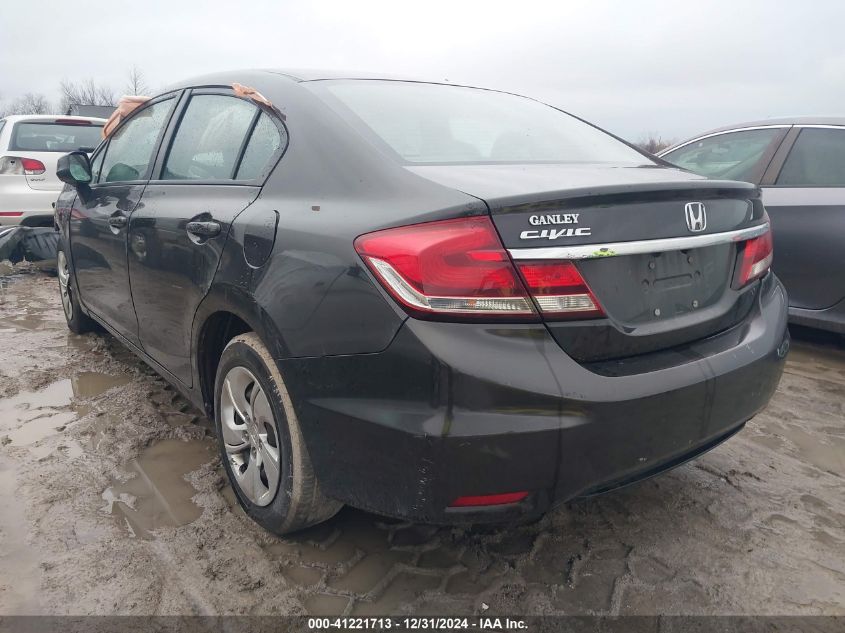 VIN 2HGFB2F53DH586411 2013 HONDA CIVIC no.3