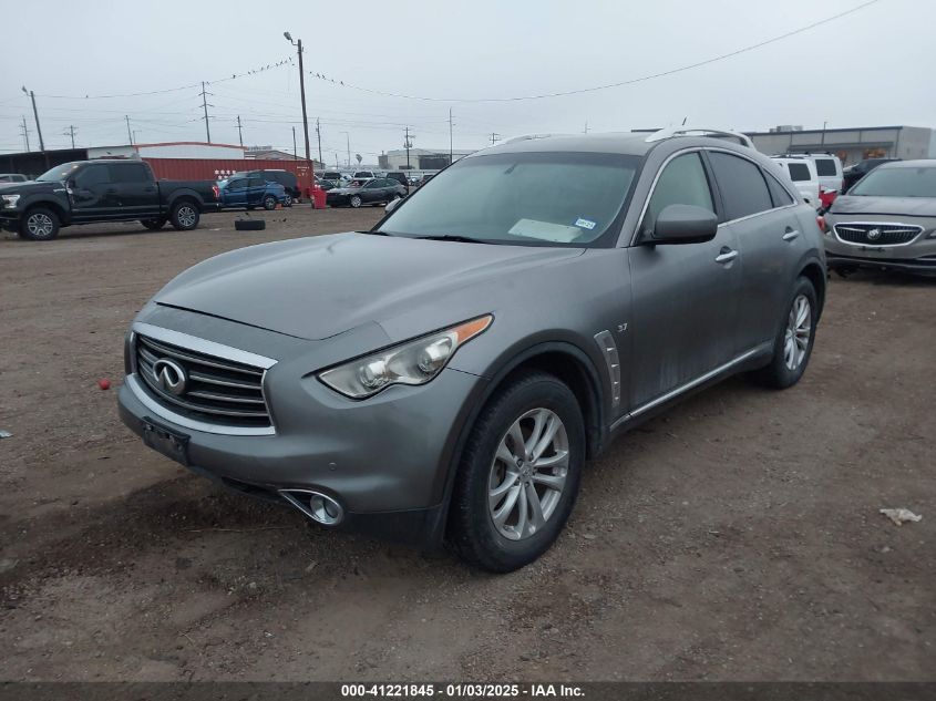 VIN JN8CS1MW2EM410914 2014 Infiniti QX70 no.2