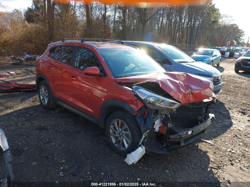 VIN KM8J3CA44GU207455 2016 Hyundai Tucson, SE no.1