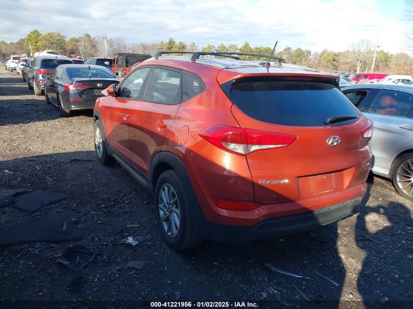 VIN KM8J3CA44GU207455 2016 Hyundai Tucson, SE no.3