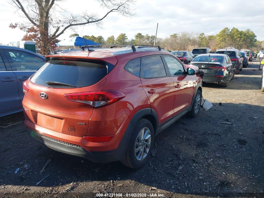 VIN KM8J3CA44GU207455 2016 Hyundai Tucson, SE no.4