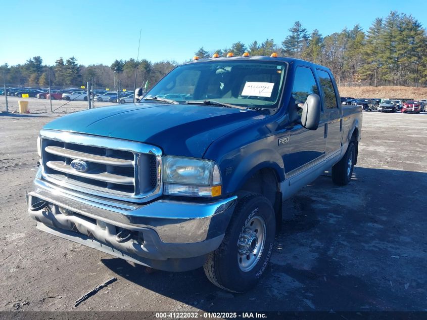 2002 Ford F-250 Lariat/Xl/Xlt VIN: 1FTNW21S52ED33767 Lot: 41222032