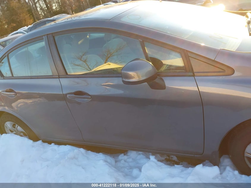 2013 Honda Civic Lx VIN: 19XFB2F52DE047465 Lot: 41222118