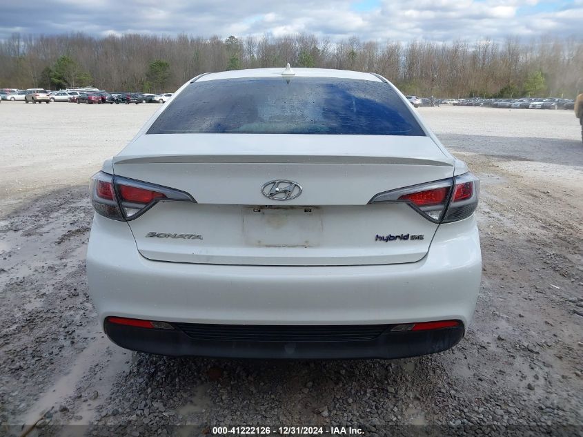 VIN KMHE24L19GA010747 2016 Hyundai Sonata, Hybrid SE no.16