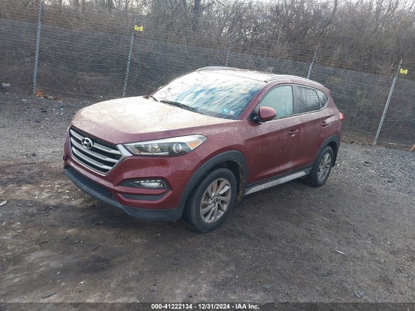 VIN KM8J3CA41HU445880 2017 Hyundai Tucson, SE no.2