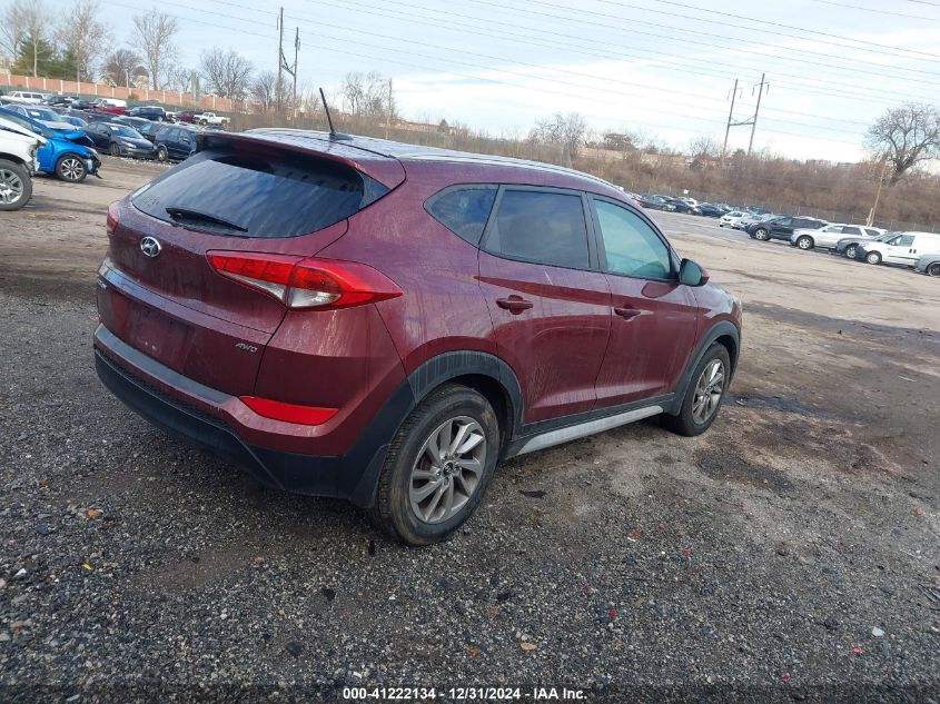 VIN KM8J3CA41HU445880 2017 Hyundai Tucson, SE no.4