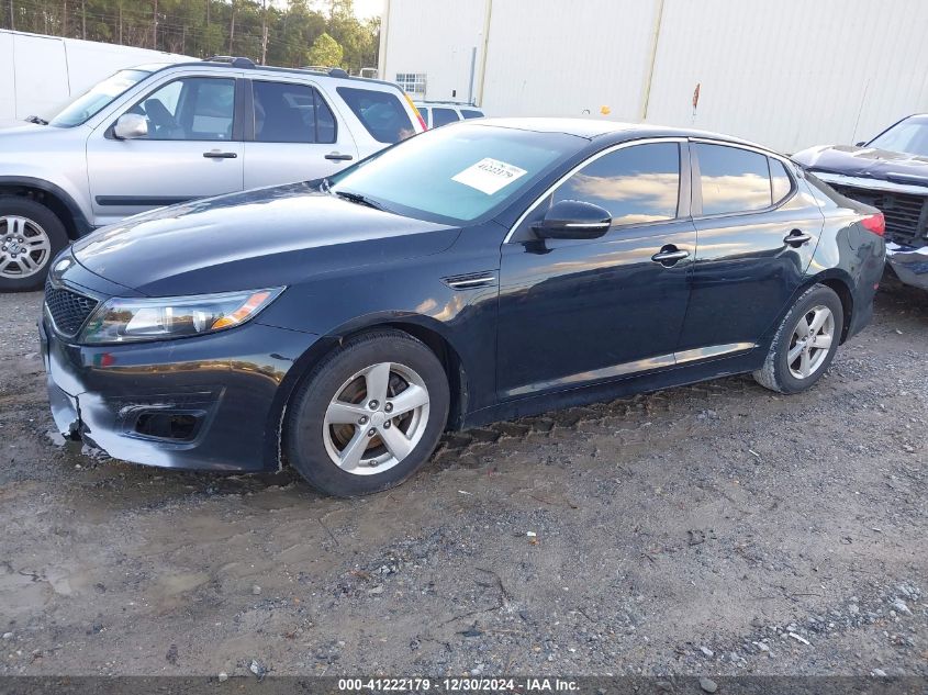 VIN 5XXGM4A71EG259172 2014 KIA OPTIMA no.2