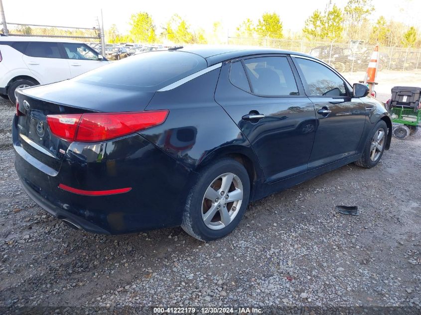 VIN 5XXGM4A71EG259172 2014 KIA OPTIMA no.4