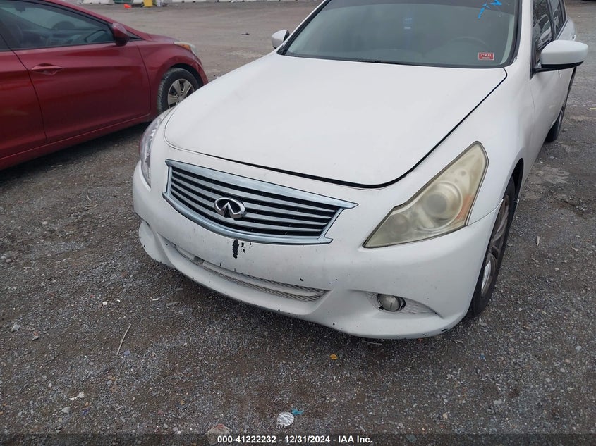 2011 INFINITI G25X VIN: JN1DV6AR3BM451988