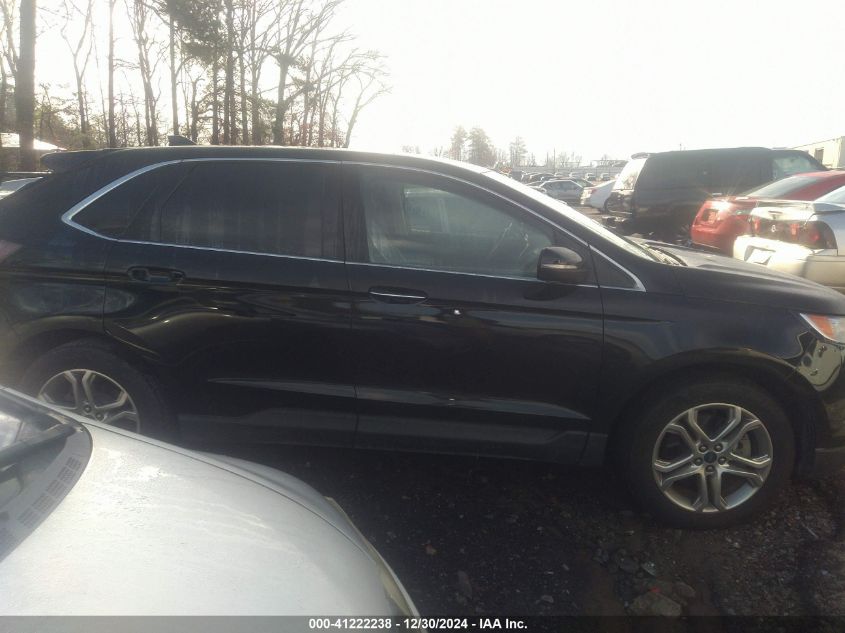 2018 Ford Edge Titanium VIN: 2FMPK3K84JBB88076 Lot: 41222238