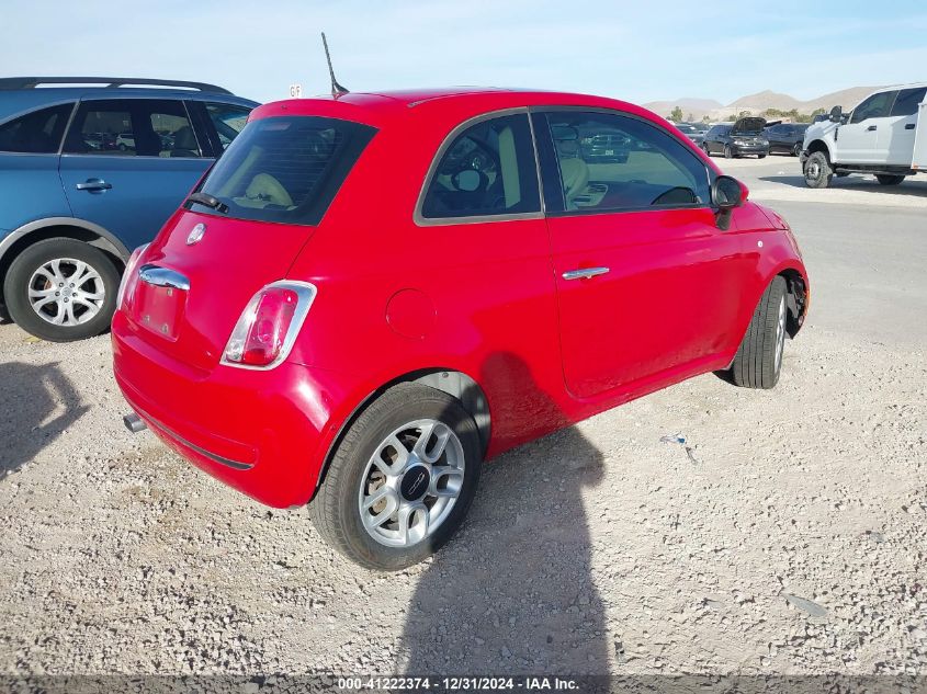 VIN 3C3CFFARXET218957 2014 FIAT 500 no.4