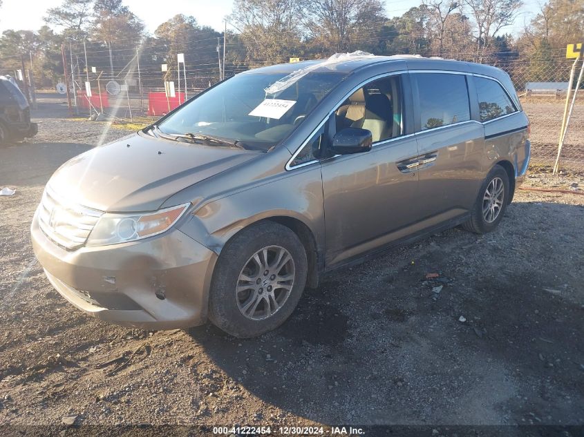 VIN 5FNRL5H63DB067641 2013 Honda Odyssey, Ex-L no.2