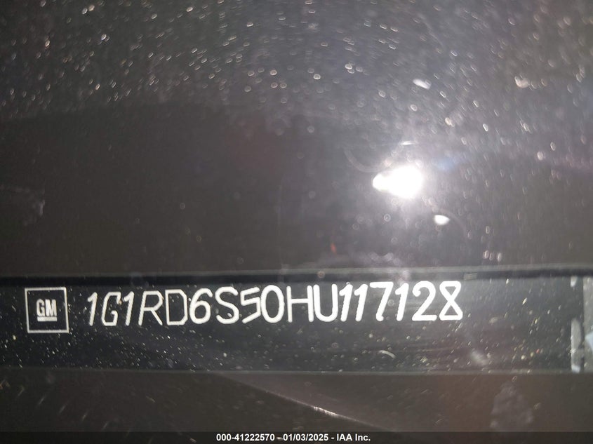 2017 CHEVROLET VOLT PREMIER - 1G1RD6S50HU117128