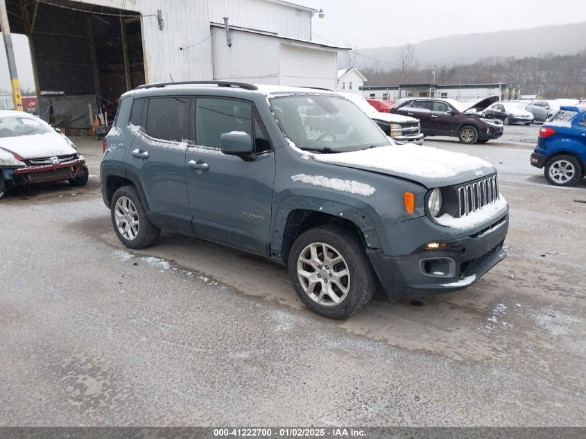 VIN ZACCJBBB9HPF47245 2017 Jeep Renegade, Latitude 4X4 no.1