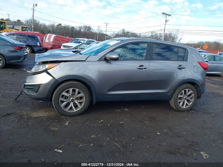 2014 Kia Sportage Lx VIN: KNDPB3ACXE7575658 Lot: 41222779