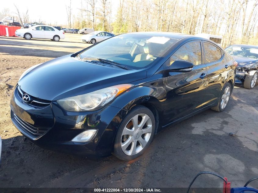 VIN 5NPDH4AE1DH287689 2013 HYUNDAI ELANTRA no.2