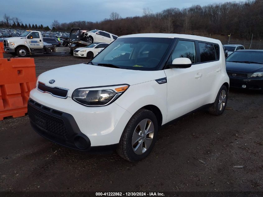 VIN KNDJN2A29F7173985 2015 KIA SOUL no.2