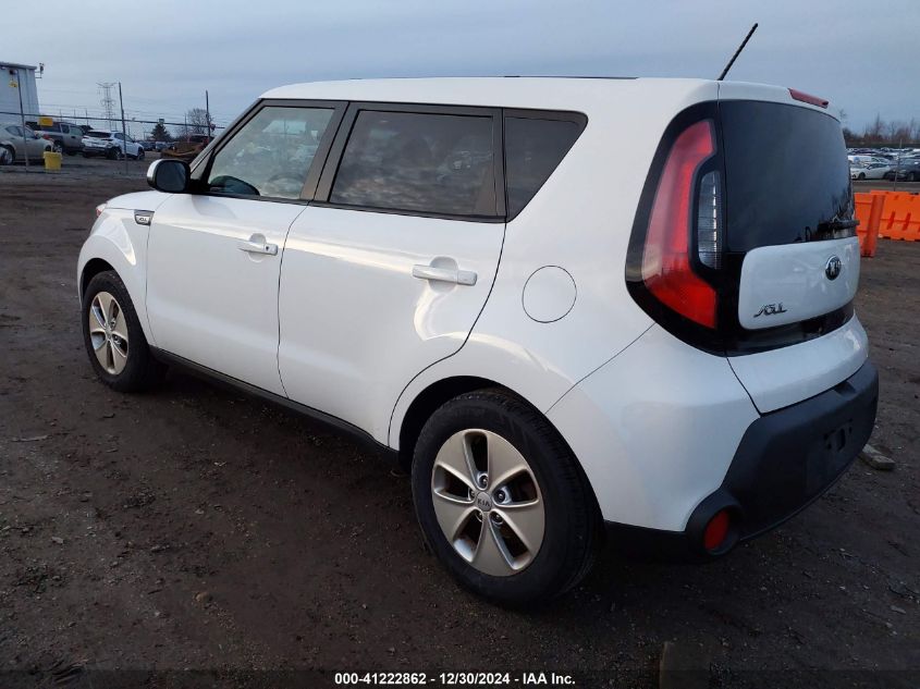 VIN KNDJN2A29F7173985 2015 KIA SOUL no.3