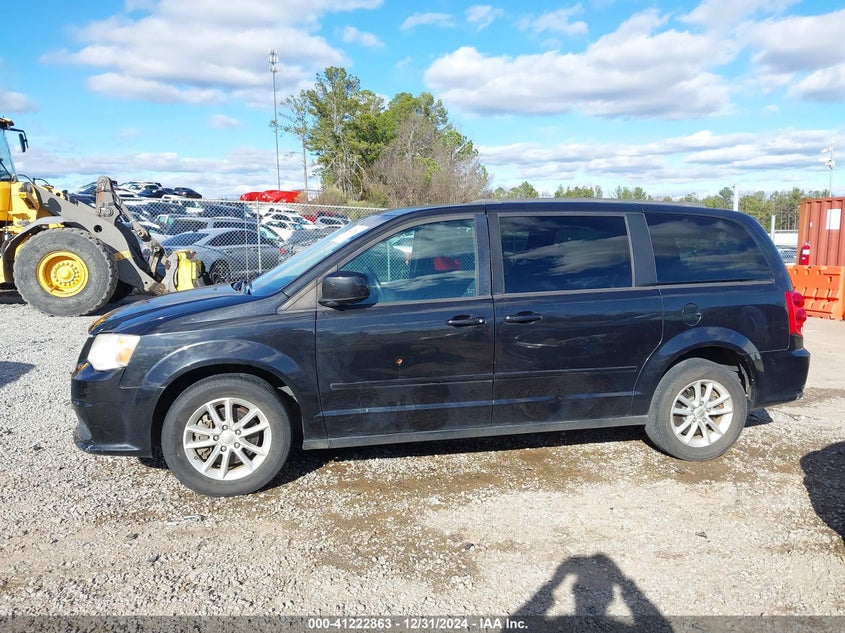 2014 DODGE GRAND CARAVAN SXT - 2C4RDGCG3ER319497