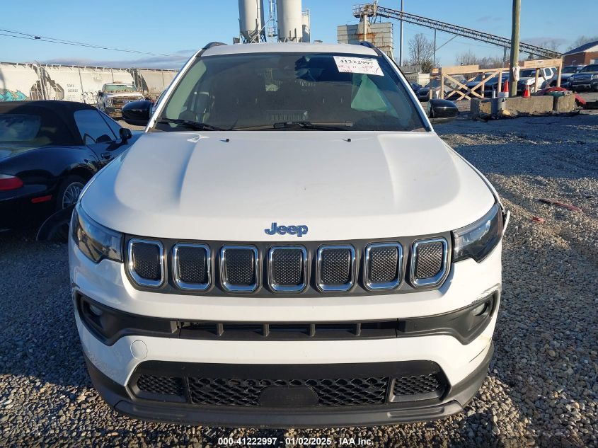 2022 Jeep Compass Latitude 4X4 VIN: 3C4NJDBB7NT169273 Lot: 41222997