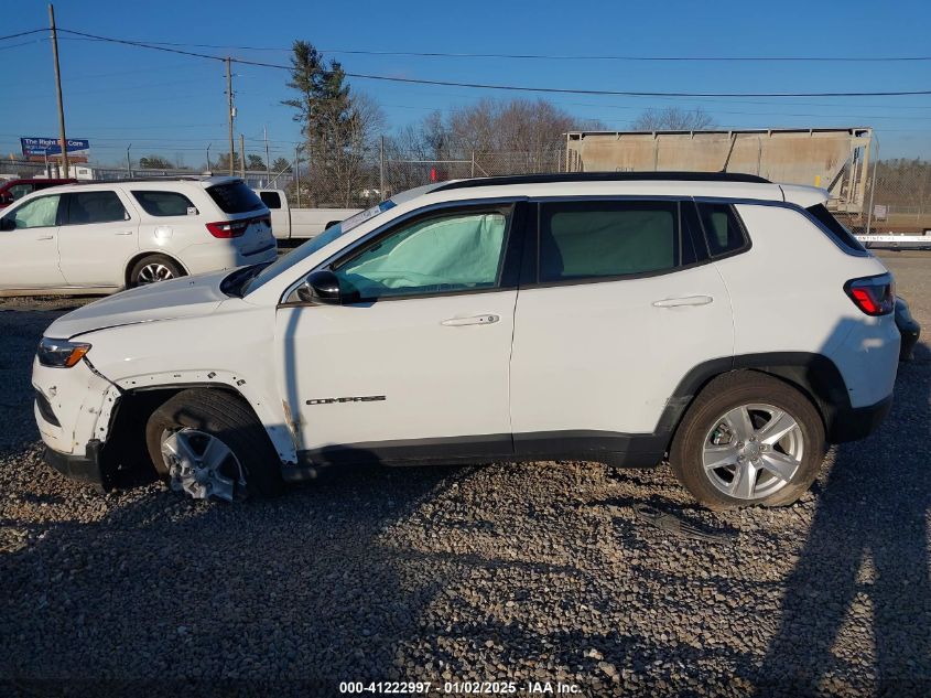 2022 JEEP COMPASS LATITUDE 4X4 - 3C4NJDBB7NT169273