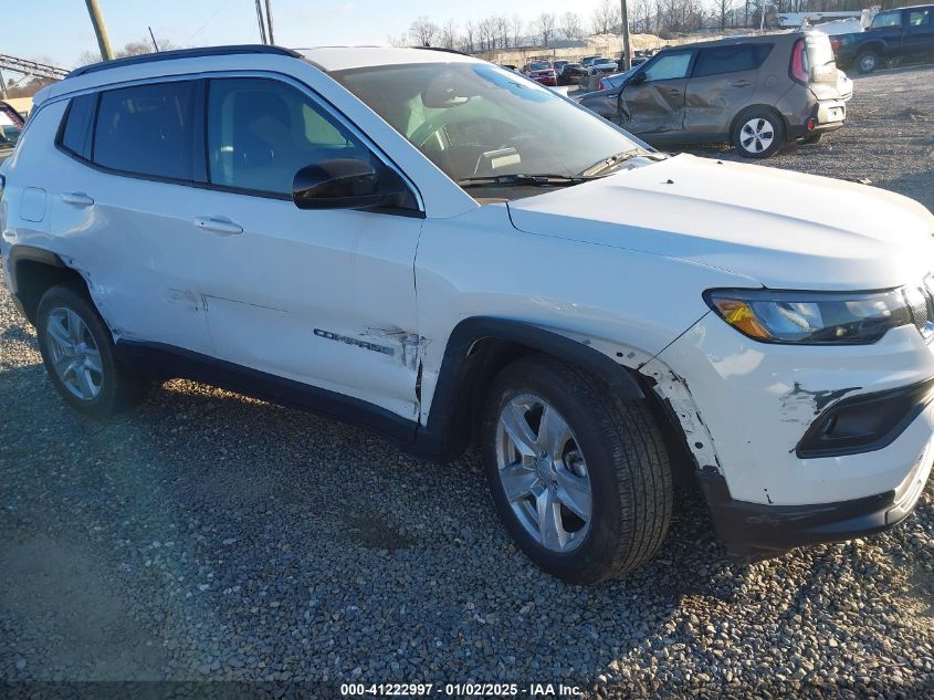 2022 Jeep Compass Latitude 4X4 VIN: 3C4NJDBB7NT169273 Lot: 41222997