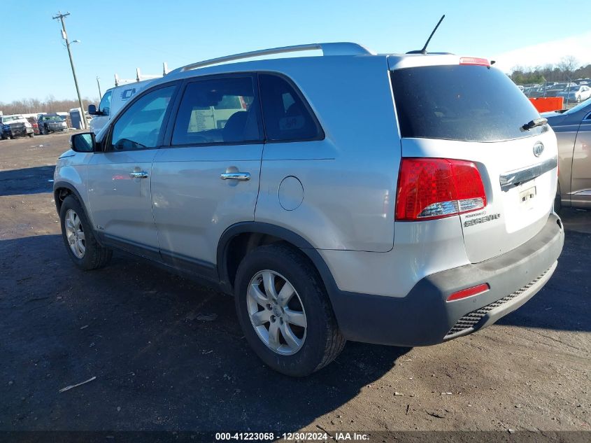 VIN 5XYKTDA25DG382260 2013 KIA Sorento, Lx V6 no.3