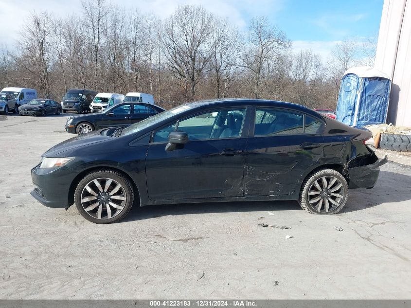 VIN 19XFB2F91FE212587 2015 Honda Civic, Ex-L no.14