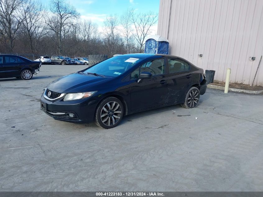 VIN 19XFB2F91FE212587 2015 Honda Civic, Ex-L no.2