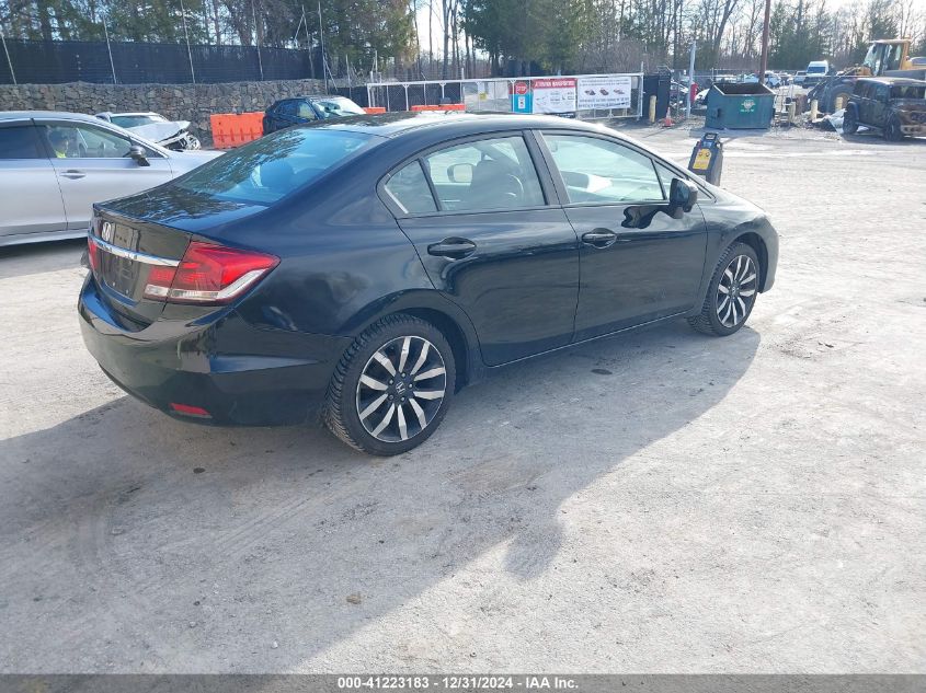 VIN 19XFB2F91FE212587 2015 Honda Civic, Ex-L no.4