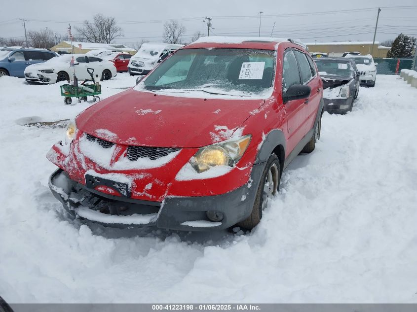 2003 Pontiac Vibe VIN: 5Y2SL62853Z476718 Lot: 41223198