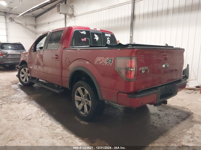 2013 FORD F-150 VIN: 1FTFW1ET9DKF71644