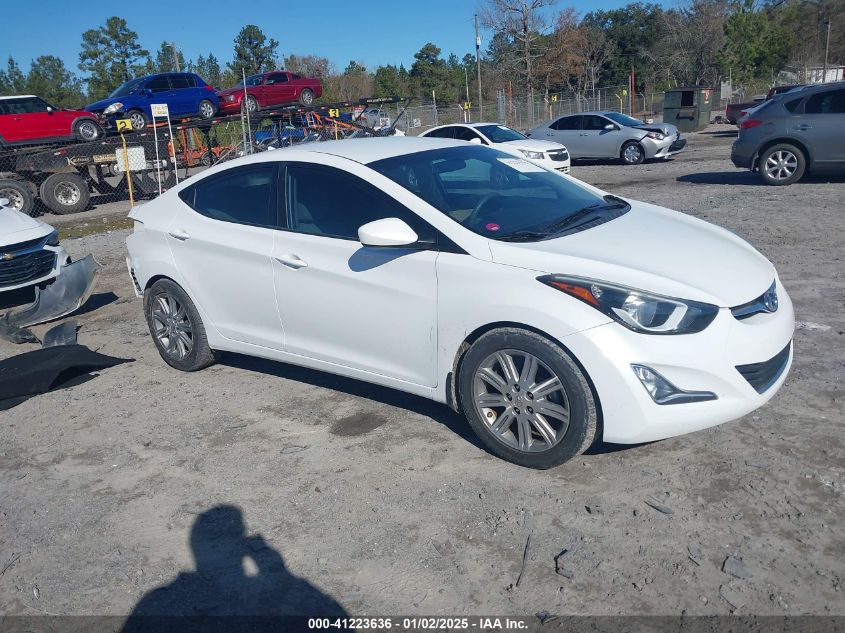 VIN 5NPDH4AE1FH607127 2015 Hyundai Elantra, SE no.1