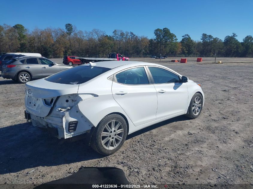 VIN 5NPDH4AE1FH607127 2015 Hyundai Elantra, SE no.4