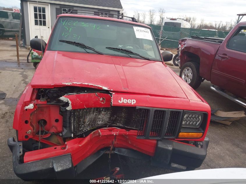 2000 Jeep Cherokee Sport VIN: 1J4FF48S3YL220257 Lot: 41223642