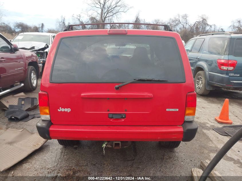 2000 Jeep Cherokee Sport VIN: 1J4FF48S3YL220257 Lot: 41223642