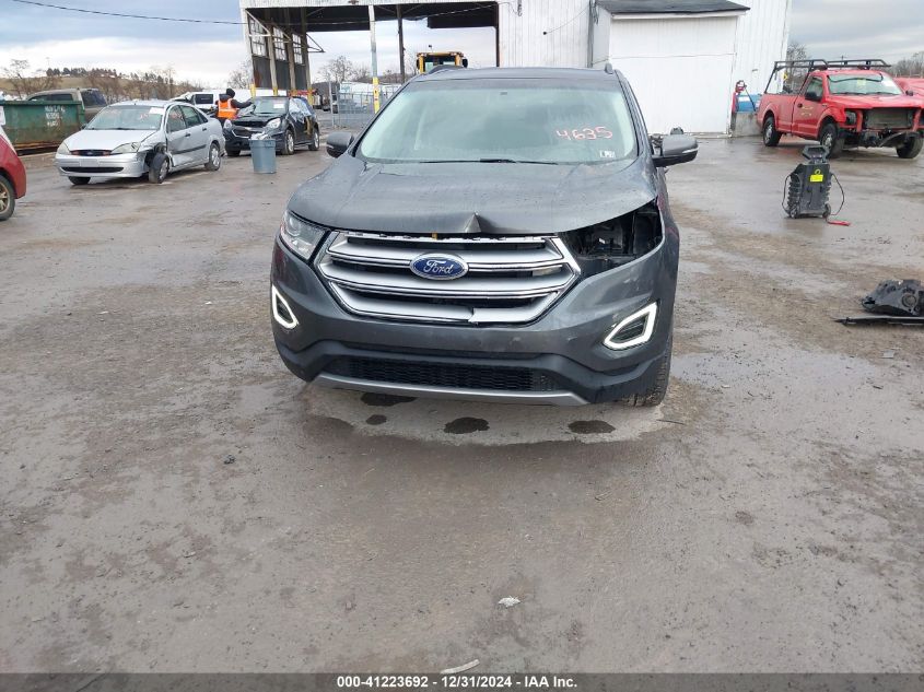 VIN 2FMTK4J95FBB24635 2015 Ford Edge, Sel no.6