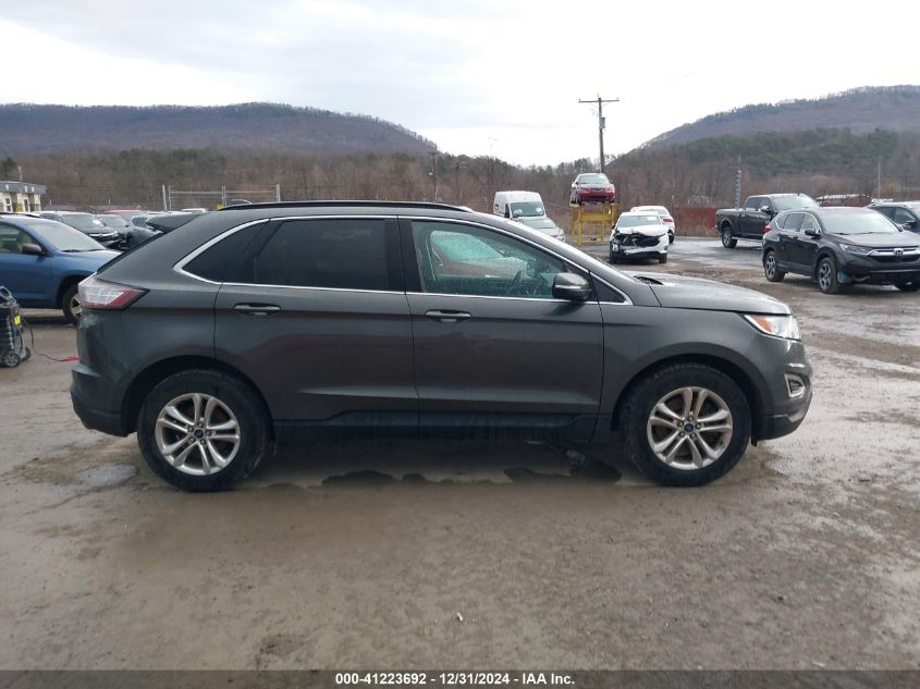 VIN 2FMTK4J95FBB24635 2015 Ford Edge, Sel no.14